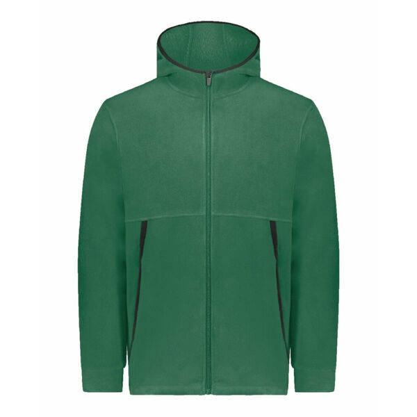 Unisex Eco Revive™ Polar Fleece Hooded Full-Zip Jacket Thumbnail