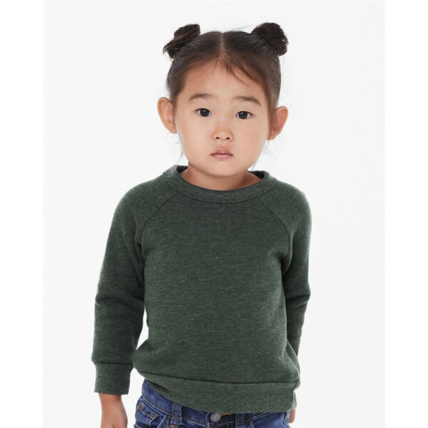 Toddler Sponge Fleece Raglan Crewneck Sweatshirt Thumbnail