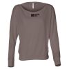 Women’s Flowy Off Shoulder Long Sleeve Tee Thumbnail